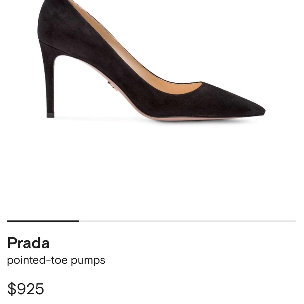 PRADA Pointed toe pumps